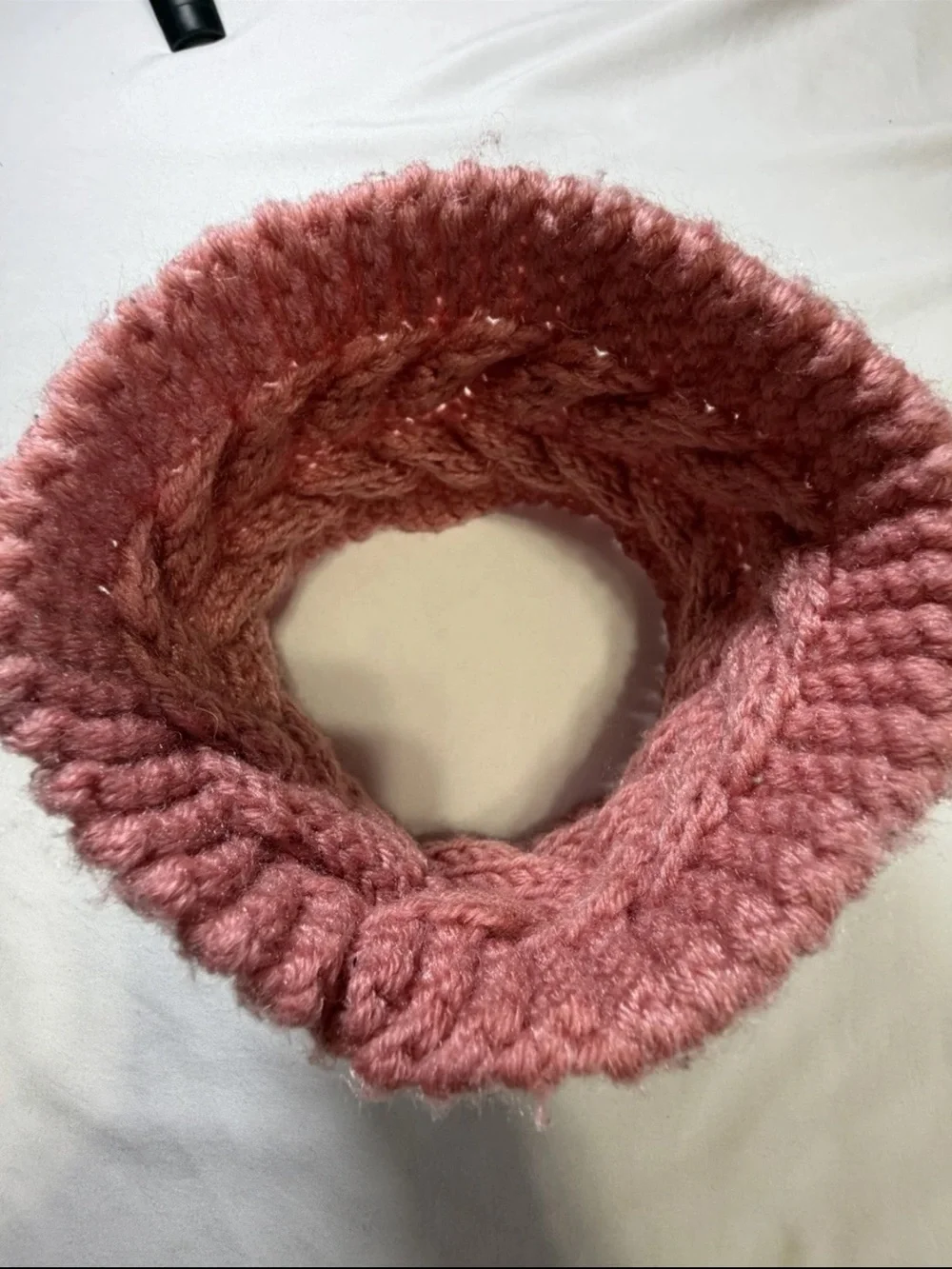 Cozy Cable Knit Headband in Dusty Rose - Women Accessories